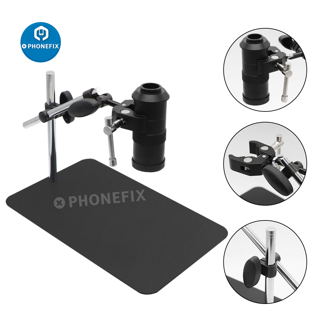 Articulating Arm Boom Stand Microscope - Universele Dubbele Boom Stereo Zoom Microscoop