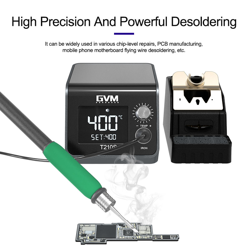 C210 Precision Soldering Station - Gvm T 210 S Smart Soldeerstation