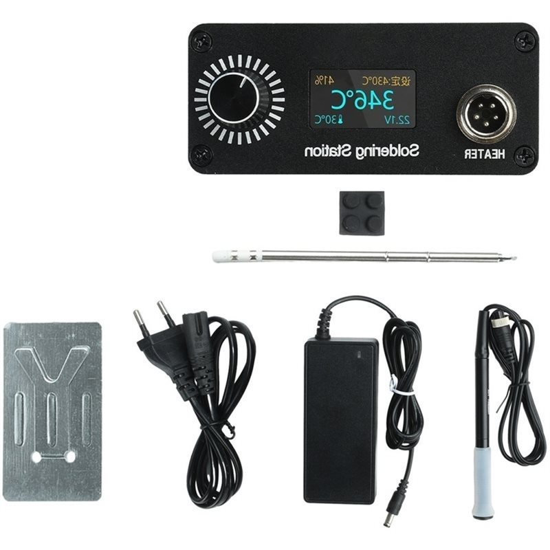 T12 Soldering Station Oled - AB11-T12 Voor thuisreparatie Soldeerstation Draagbare mini