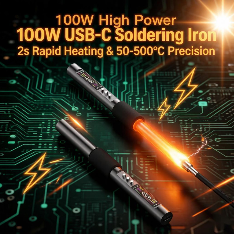 C210 Precision Soldering Station - 100W soldeerbout, directe opwarming in 2