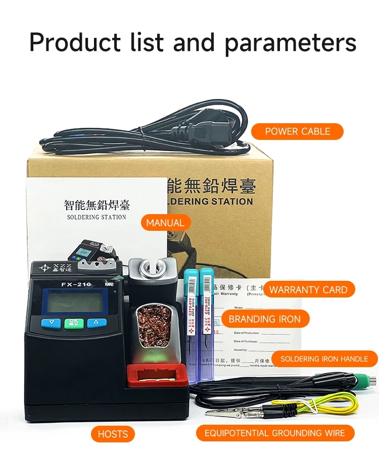 C210 Precision Soldering Station - XZZ FX-210 Super Precisie Soldeerstation 45W
