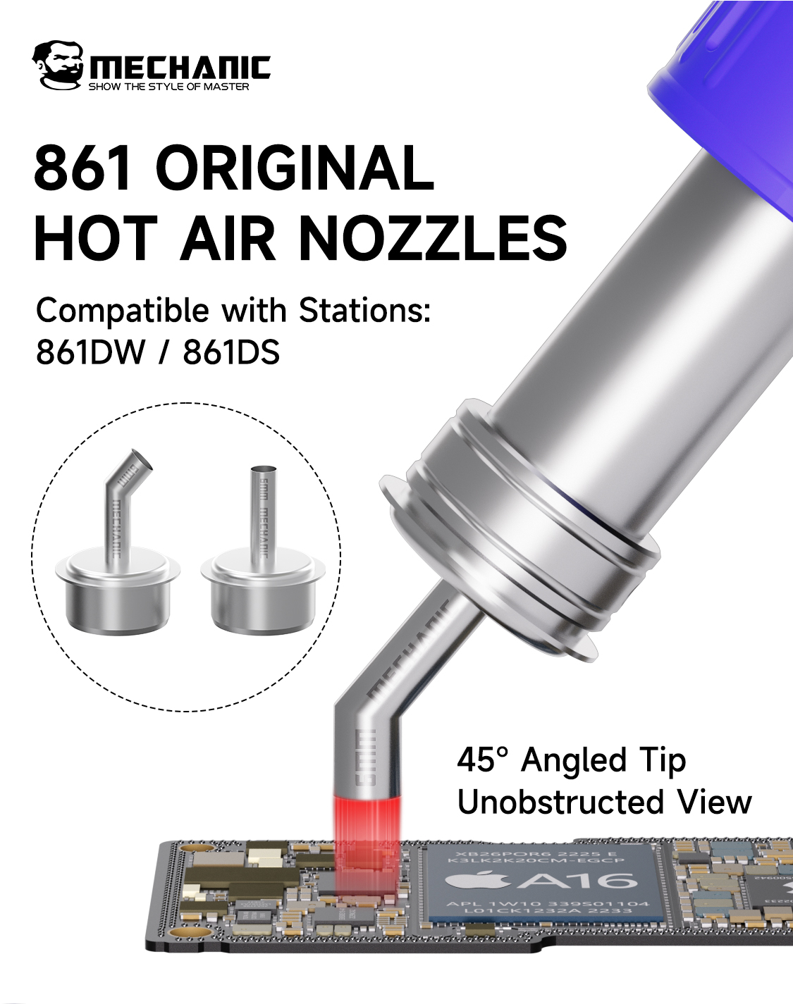 Mechanic 861 Heteluchtmondstuk - Hot Air Rework Station 861Dw recensie en prijs