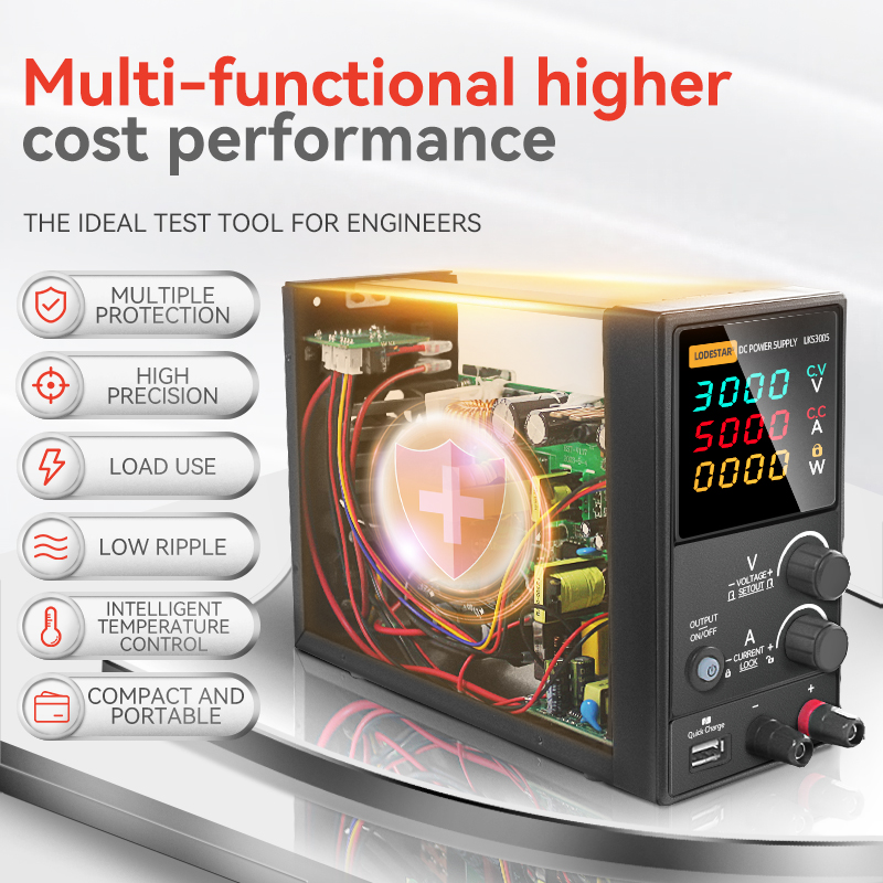 LODESTAR 30V 5A/10A DC geregul - High Precision Dc Power Supply 30V 10A recensie en prijs