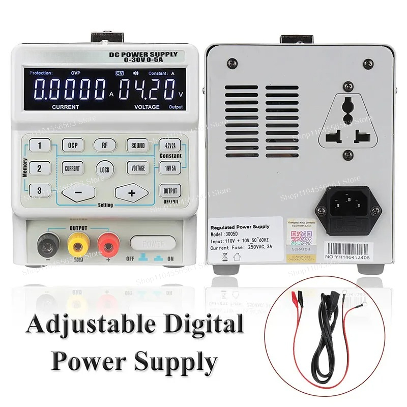 3005D: hoogwaardige, digitale, - High Precision Dc Power Supply 30V 10A recensie en prijs