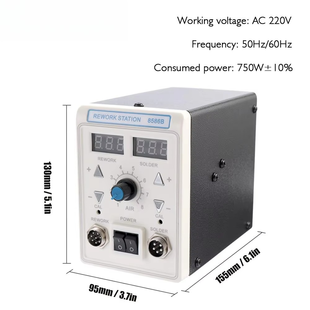APD-8586B 750W Digitale ESD 2- - 2 In 1 Soldering Rework Station 750W recensie en prijs