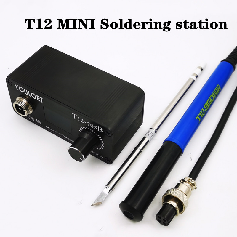 MINI T12-705B Soldeerbout stat - T12 Soldering Station Oled recensie en prijs