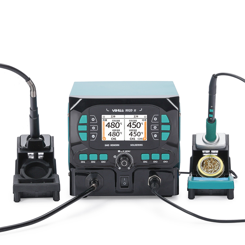 YIHUA 992D-II 2-in-1 LCD-displ - C210 Precision Soldering Station recensie en prijs