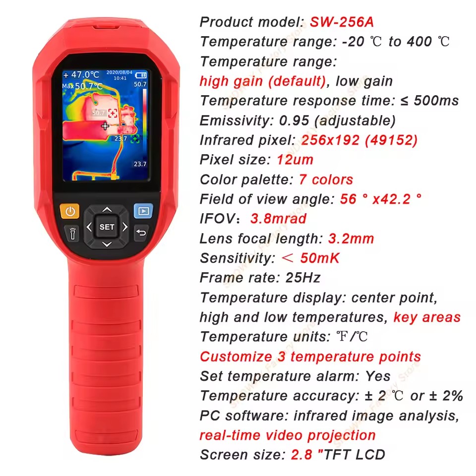SNDWAY SW-8120S SW-256A Thermi - Thermal Imaging Camera Pcb Repair recensie en prijs