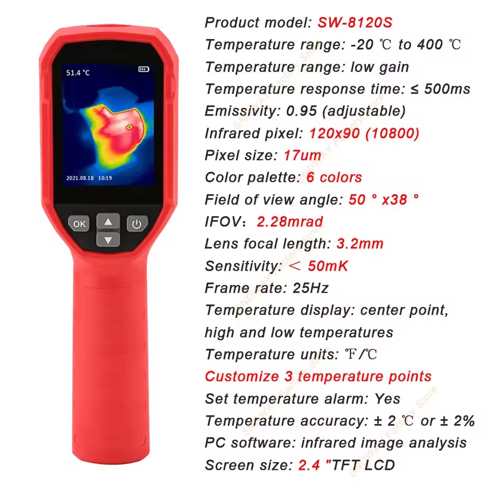 SNDWAY SW-8120S SW-256A Thermi - Thermal Imaging Camera Pcb Repair recensie en prijs
