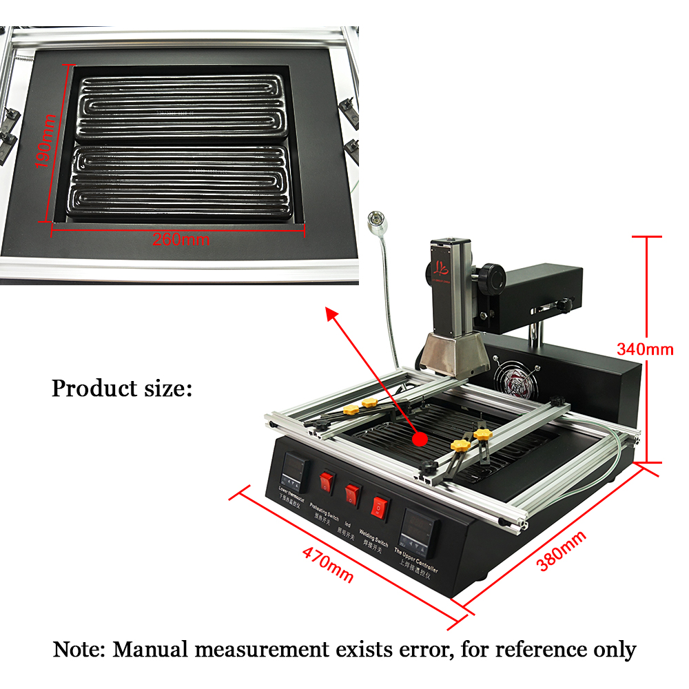 LY M770R BGA Rework Station 22 - Infrared Bga Rework Station recensie en prijs