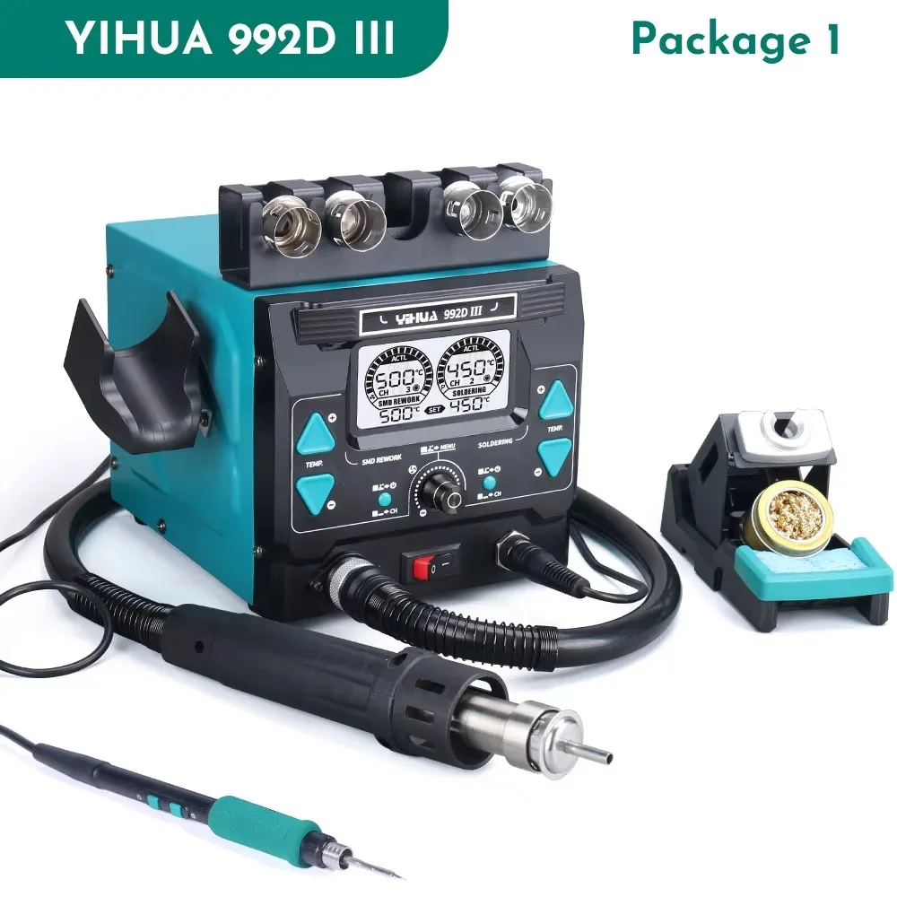 YIHUA992D-III 1000W Hoge Vermo - C210 Precision Soldering Station recensie en prijs