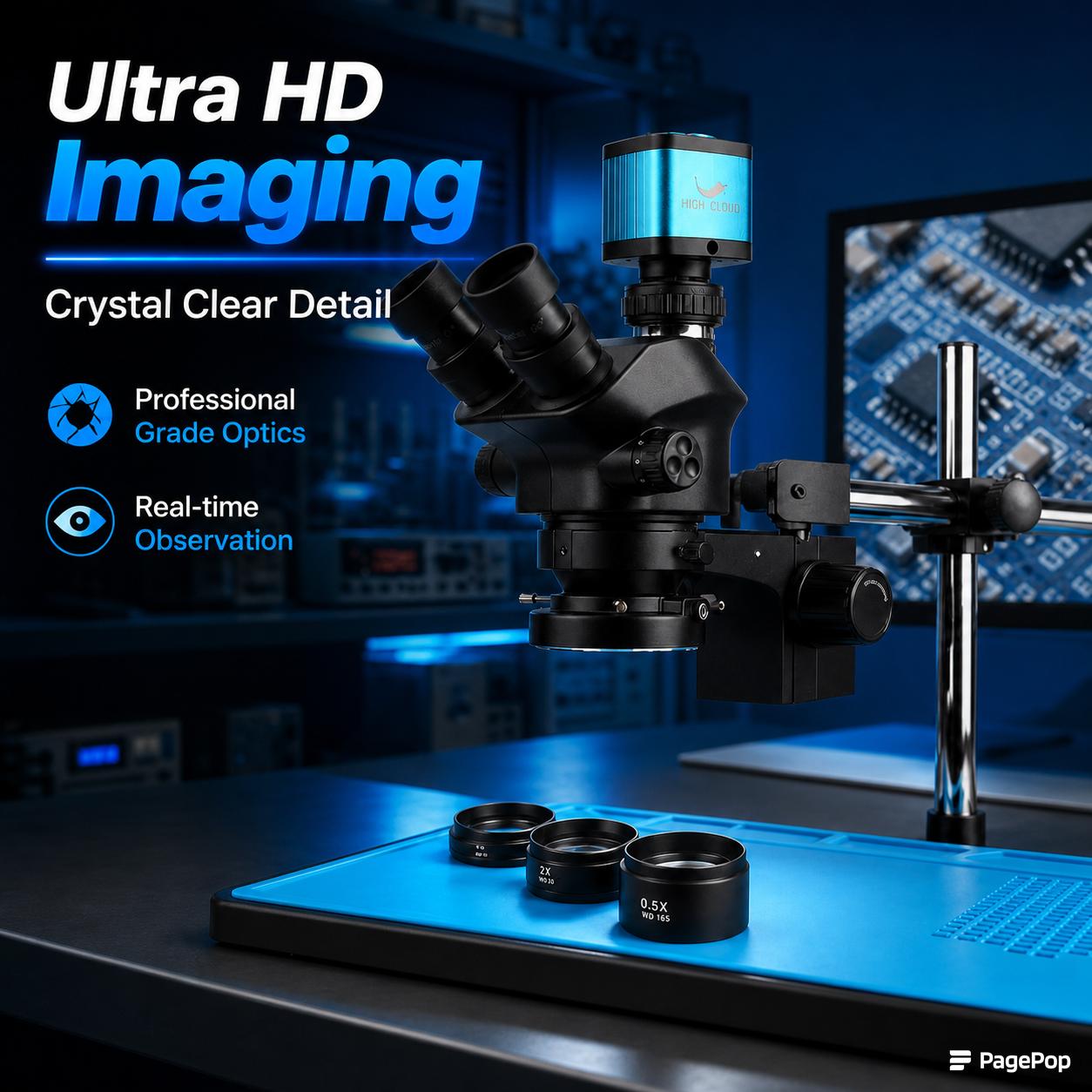 Industriële Lab Simul Focal Ve - Simul-Focal Industrial Microscope 4K Hdmi recensie en prijs